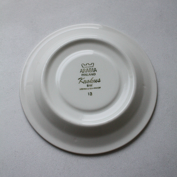 Krokus（クロッカス）モノクロ コーヒーカップ＆ソーサー イメージ画像3