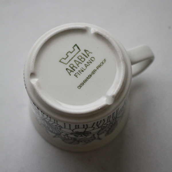 Krokus（クロッカス）モノクロデミタスカップ＆ソーサー イメージ画像3