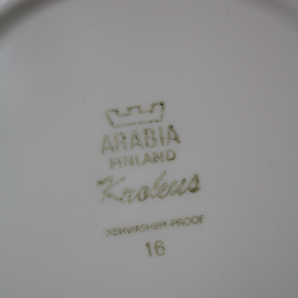 Krokus（クロッカス)カラー プレート17㎝ イメージ画像3