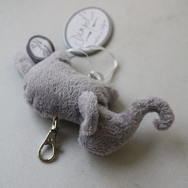 【OSCAR オスカー】キーホルダー（ダークグレー） イメージ画像2