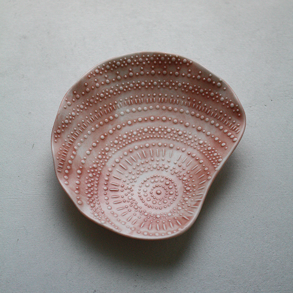 シェルプレート【シャコ】ピンクのイメージ画像