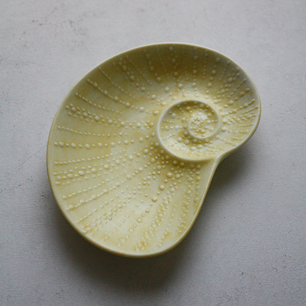 シェルプレート【アオイ】イエロー イメージ画像2