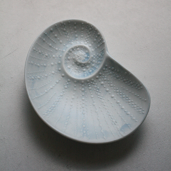 シェルプレート【アオイ】ブルー イメージ画像2