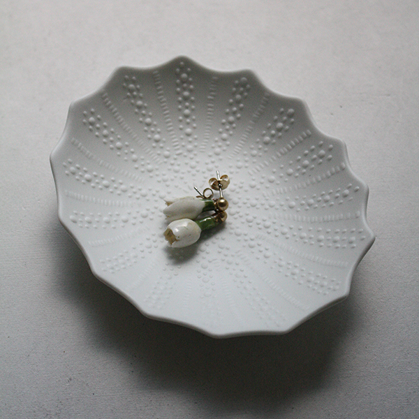 シェルプレート【フジコ】ホワイト イメージ画像1