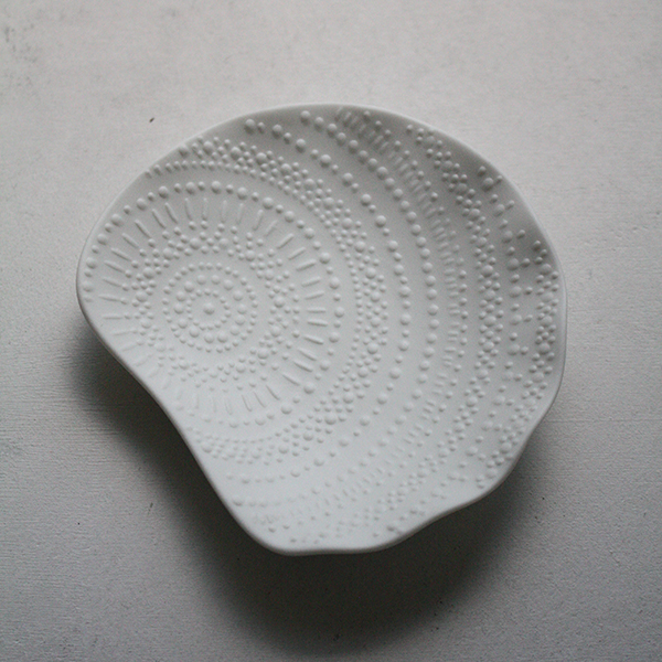 シェルプレート【シャコ】ホワイト イメージ画像2