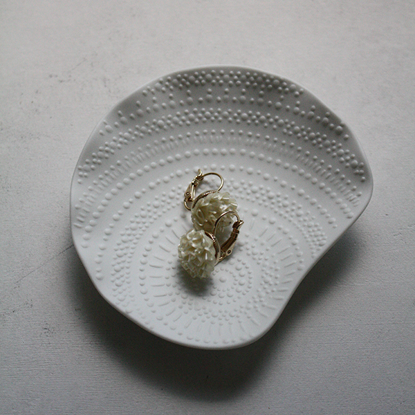 シェルプレート【シャコ】ホワイト イメージ画像1