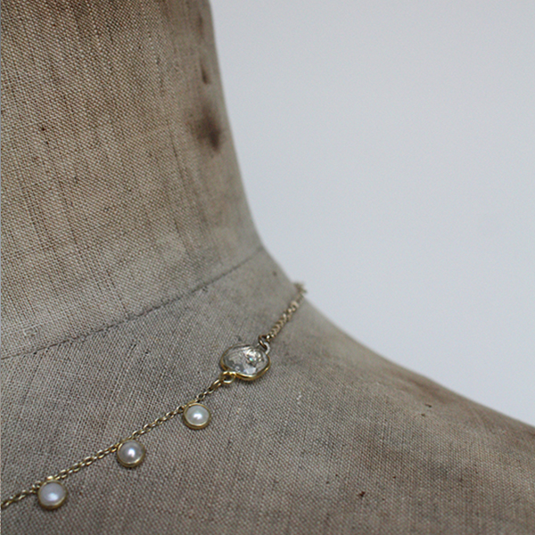 淡水パールチェーンネックレス イメージ画像2