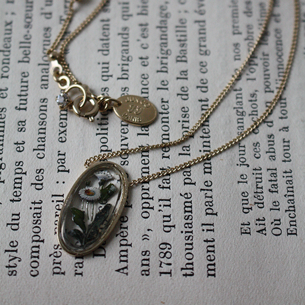 デイジーヴィンテージガラスネックレス イメージ画像2