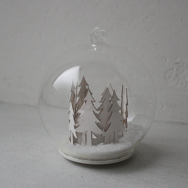 LEDガラスボールオーナメント【ツリー】 イメージ画像1