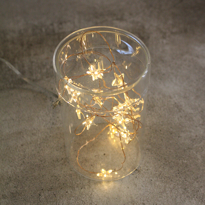 LEDスターワイヤーガーランド