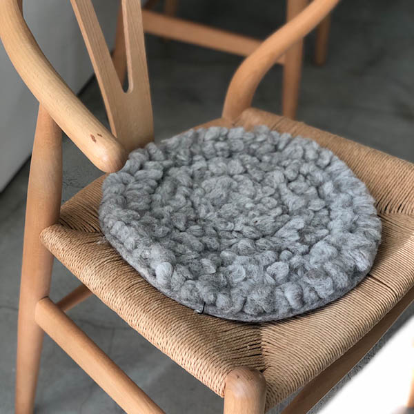羊毛チェアマット【グレー】 イメージ画像4