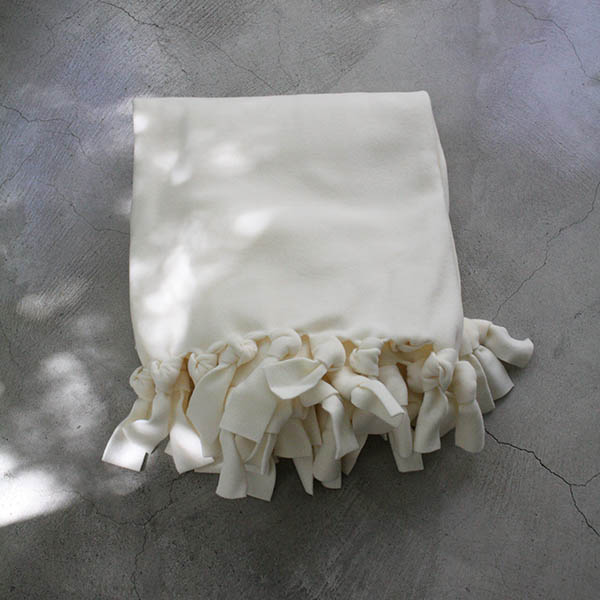 フリース　ブランケット【オフホワイト】