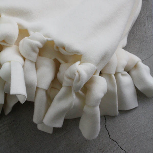 フリース　ブランケット【オフホワイト】 イメージ画像2