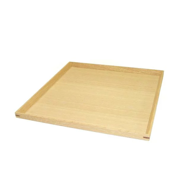 白木塗タモ10.0正角トレー