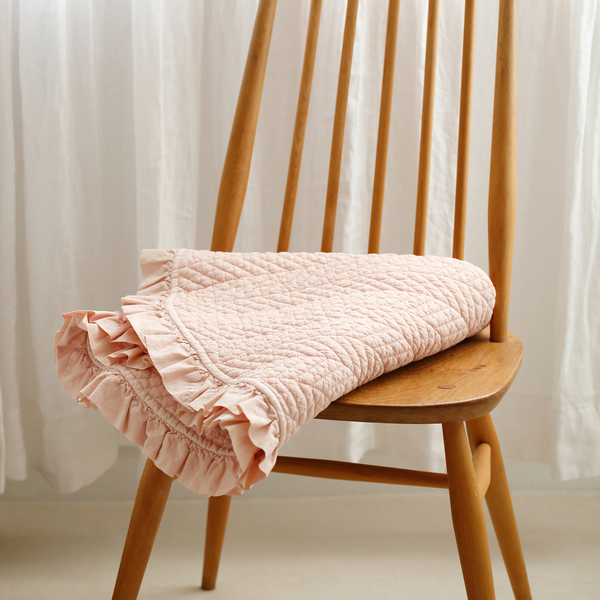 イブル・キルティングサークルマット／ブロッサムピンク イメージ画像2