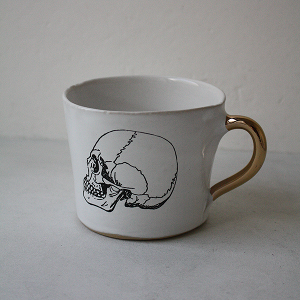 ALICE medium coffee cup 'Glam' スカル