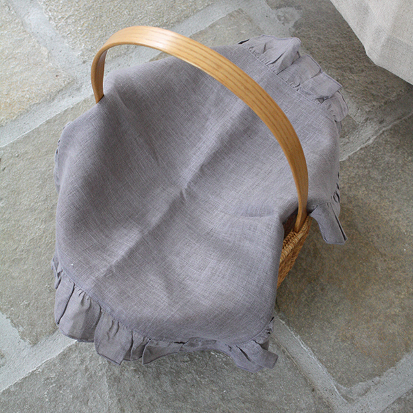 BORGO DELLE TOVAGLIE　フリルナプキン 【ghiaia】 イメージ画像2