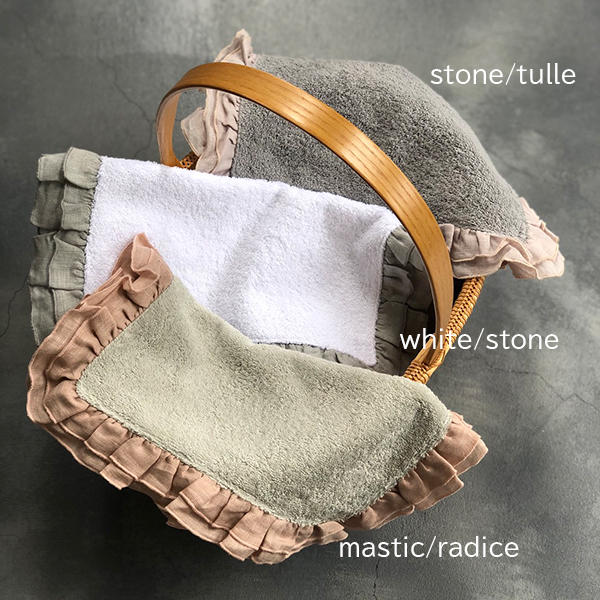 BORGO DELLE TOVAGLIE　フリルハンドタオル【mastic/radice】 イメージ画像5