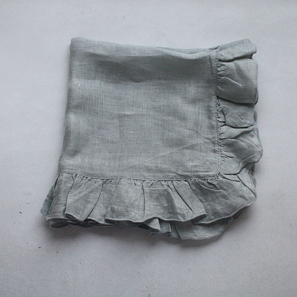 BORGO DELLE TOVAGLIE　フリルナプキン 【ice】 イメージ画像1