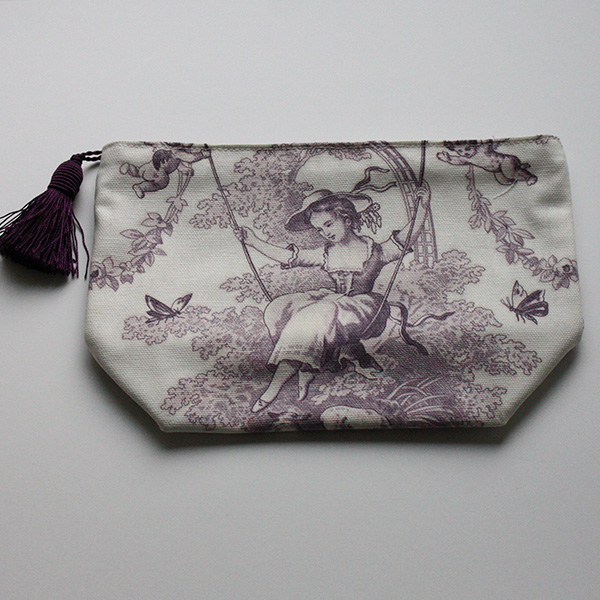 トワルドジュイポーチ【パープル】