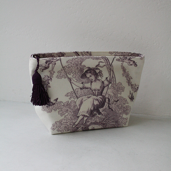 トワルドジュイポーチ【パープル】 イメージ画像1