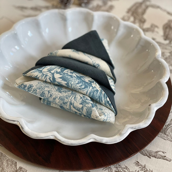 BORGO DELLE TOVAGLIE ナプキン【blue/deepblue】 イメージ画像3