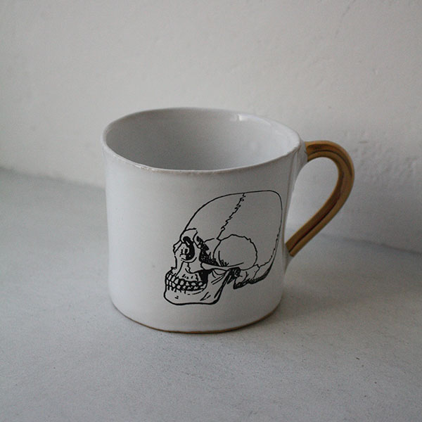 ALICE medium coffee cup 'Glam'【Skull】