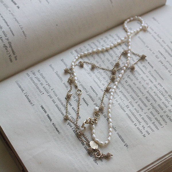 淡水パール2連ネックレス イメージ画像4