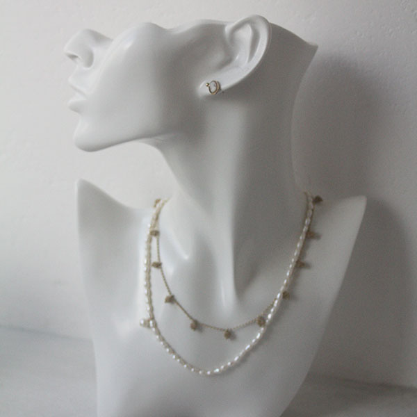 淡水パール2連ネックレス イメージ画像5