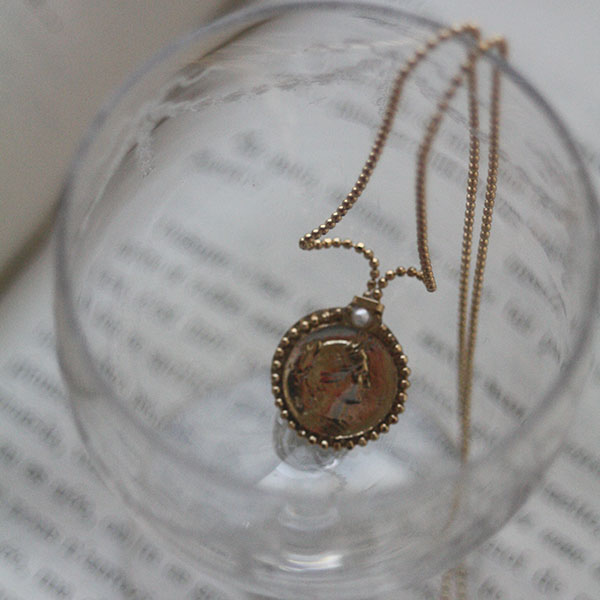 ヴィンテージメダルネックレス イメージ画像4