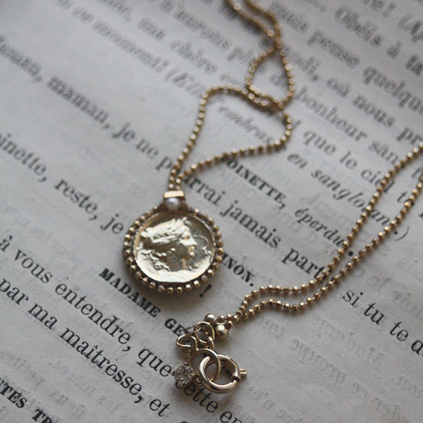 ヴィンテージメダルネックレス イメージ画像2