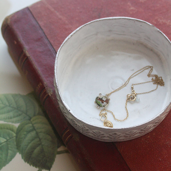 ヴィンテージガラスネックレス イメージ画像4