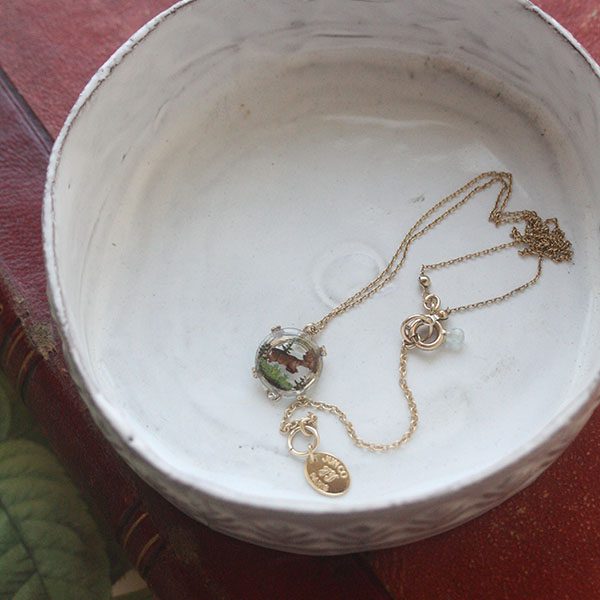 ヴィンテージガラスネックレス イメージ画像5