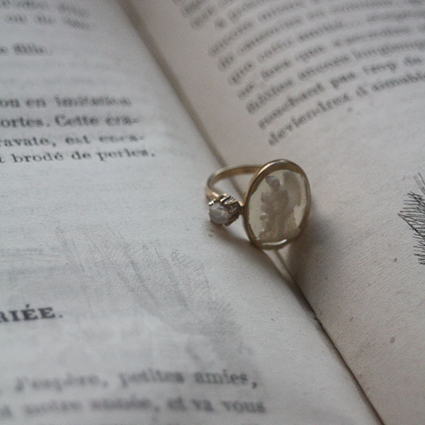 ヴィンテージガラスリング【天使】 イメージ画像3