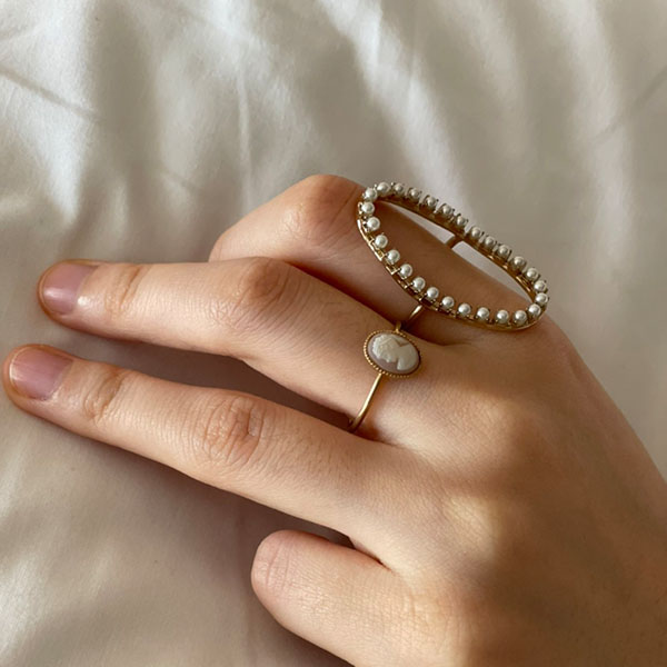 カメオリング【pink】 イメージ画像4