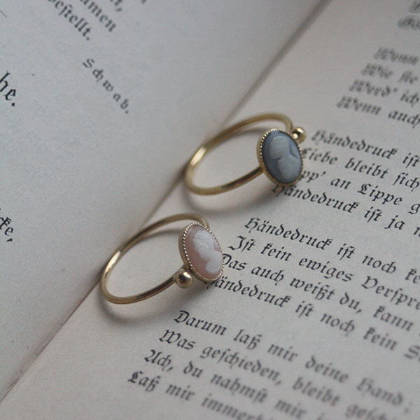 カメオリング【pink】 イメージ画像1