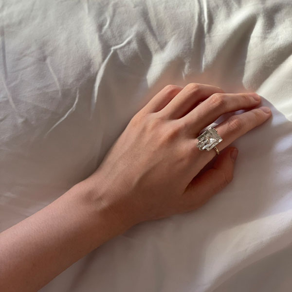 ヴィンテージガラスリングA イメージ画像3