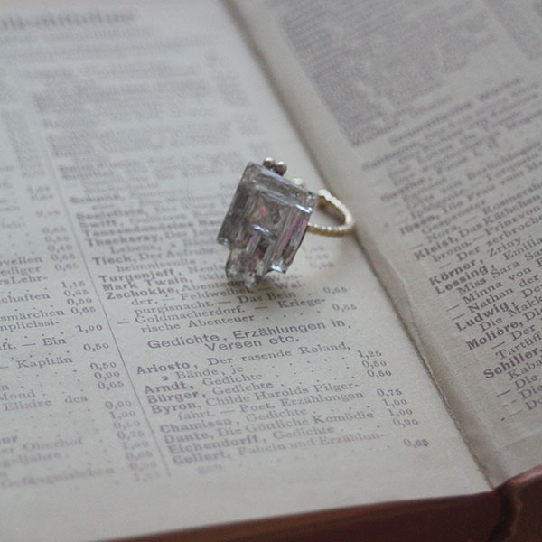 ヴィンテージガラスリングA