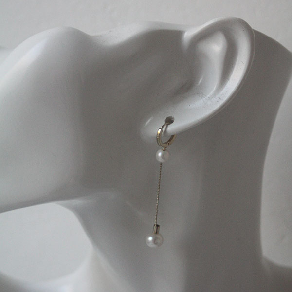 パールチェーンピアス イメージ画像3