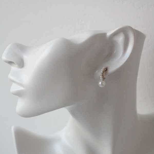 24Kメッキ パールピアス イメージ画像4