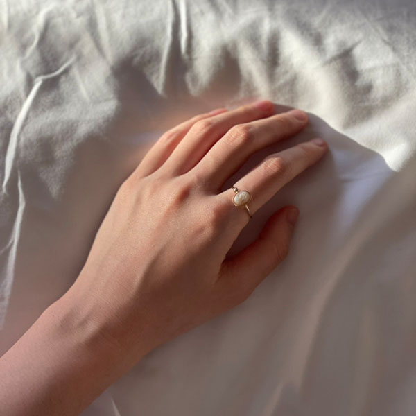 カメオリング【freesize-pink】 イメージ画像4