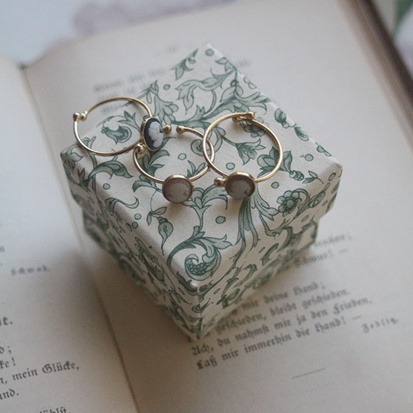 カメオリング【freesize-white】 イメージ画像3