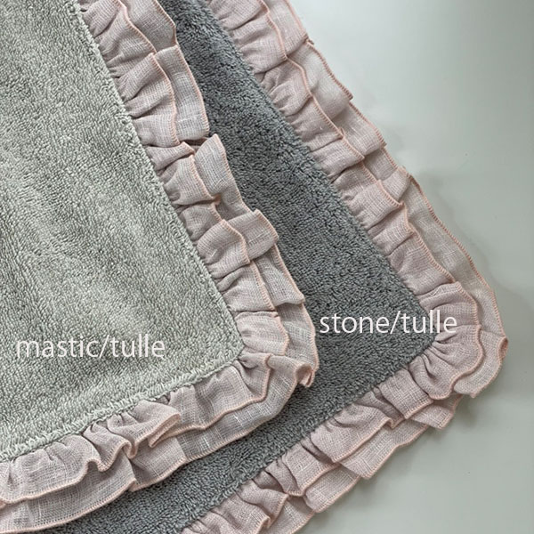 BORGO DELLE TOVAGLIE　フリルハンドタオル【stone/tulle】 イメージ画像3
