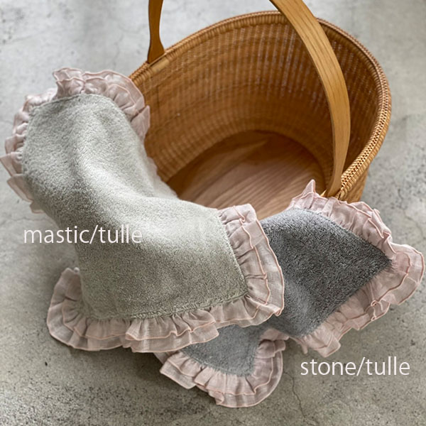 BORGO DELLE TOVAGLIE フリルハンドタオル【mastic/tulle】 イメージ画像6