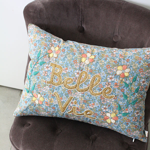 刺繍クッション【Belle Vie】 イメージ画像2