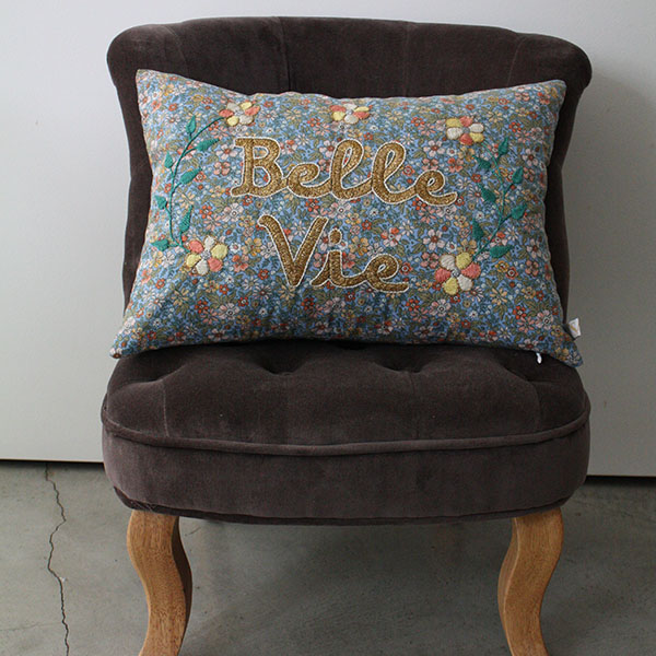 刺繍クッション【Belle Vie】 イメージ画像3