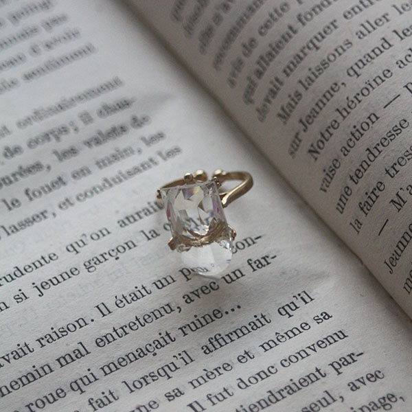 ヴィンテージガラスリングBのイメージ画像