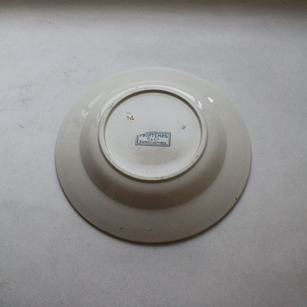 フランスアンティーク　サルグミンヌ深皿（Printemps） イメージ画像2