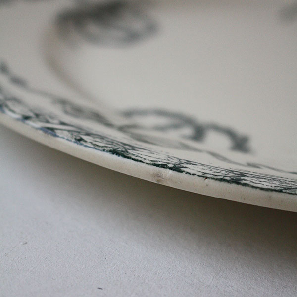 フランスアンティーク R&A MONTHOLON SALIN平皿 イメージ画像4