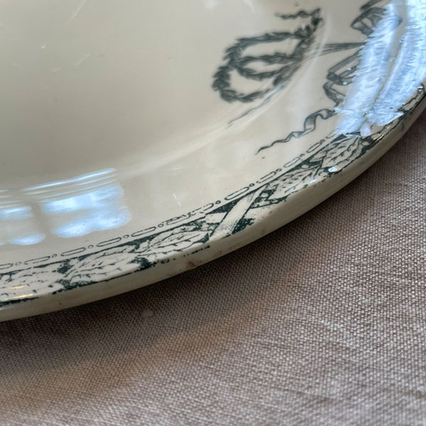 フランスアンティーク R&A MONTHOLON SALIN平皿 イメージ画像6